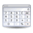Static grid of 24 pixelated icons arranged in four rows and six columns within a light gray frame, each icon rendered in grayscale with varying shapes and patterns.