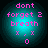 Four identical circular icons with cyan gradient backgrounds display pink text reading 'dont forget 2 breath' above a pattern of x's and an O.