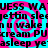 A static image with a repeating pattern of pink and cyan spiral backgrounds overlaid with black text in a pixelated font.