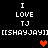 Pixelated text and heart symbols on black background with red and brown hearts changing position.
