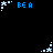 Pixelated text and star motifs on black background with red and blue lettering, showing variations of 'be a skater not a jock' and 'grab ur board'.
