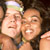 Pixelated static image of two people in close proximity with blurred facial features and indistinct background elements.