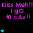 Animated icon with repeated pink text and cyan hearts on black background, hearts animate in vertical sequences across three