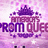 Pixelated purple and pink icon with 'PROM QUEEN' text, crown symbol, and starry background.