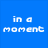 Blue background with white pixelated text and a cat image, displaying 'in a moment', 'EVERY thing', 'can change', and 'RIP Lucky' across sections.