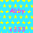 Blue background with yellow stars, pink text 'Abby' and '333', gray rectangle in bottom right corner.