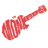 A 48x48 pixel animated contact sheet with three frames showing a red guitar, four people in a group pose, and the text "RHINO" on a red oval background.