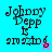 Four display "Johnny Depp is amazing" text with a star symbol, each in distinct background colors