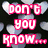 Pixelated pink text on a black background with light blue hearts, displaying a romantic phrase.