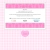 A static pixel art image of a pink and white checkered background with a central rectangular frame containing abstract shapes.