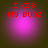 Four identical circular icons with pink gradient backgrounds display red text reading "I <33 MY BUDZ" in pixelated font.
