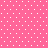 Solid pink background with evenly spaced white square dots forming a repeating pattern