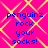 Bright pink background with yellow diamond lattice pattern, blue text reading 'penguinz rock your socks!' in four identical quadrants.