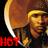 Pixelated static image of a person with brown hair and yellow headband, wearing dark clothing, next to large orange circular shape with white outline and red text "HOT" at bottom left.