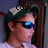 A person wearing a green and white cap, blue reflective sunglasses, and a light-colored shirt appears in four with partial text overlays