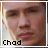 six pixelated images showing a person's face with varying facial expressions and text reading 'Chad' below each, arranged in two