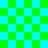 Static 48x48 pixel icon featuring a checkerboard pattern of alternating cyan and green squares on a solid background.