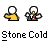 Animated contact sheet of a Stone Cold character icon showing sequential motion frames with yellow and gray color scheme.