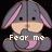 Pixelated cartoon donkey with pink inner ears and beige muzzle, shown in three states: covering mouth with text "Fear me," hand moving to chest with ellipsis dots, and covering mouth again with text "I'm Fierce."