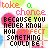 Pixelated text reads 'take a chance because you never know how perfect something could be!' with color variations and animation changes