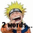 Pixelated anime character with spiky yellow hair and orange outfit, shown in four with changing text overlays