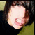 A green with white pixelated text reading 'EMO BOYS ARE SEXY!! <3333' and a small pixelated photo of a person with dark hair on the top-left