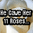 A four- of text overlays on a blurred background of light-colored roses, each containing distinct white text on black rectangular backgrounds