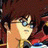A pixelated anime-style character with brown hair and blue eyes appears on the left side of a contact sheet, while the right side displays white text reading "Anime IM" above smaller text that may be "com" against a black background.