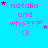 identical pixelated icons on a bright cyan background, each displaying pink text and small purple stars