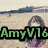 Pixelated image with text overlays: 'AmyV16' in green, 'has' in blue, 'got' in purple, and 'Swag' in red on a white background.