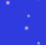 Blue background with scattered white circular shapes resembling snowflakes or stars.