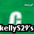 Green background with white 'C' letters and black text overlays reading "kellyS29's center" and "webring".