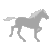 A 5-frame animated contact sheet showing a horse in various running poses against a gray background, with each frame depicting sequential motion from left to right and top to bottom.