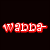 Red pixelated text 'wadda be' appears above a red question mark, with a blurred group photo below showing people in casual clothing and the text 'cullb' in red pixelated letters.