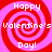 Pixelated red and pink spiral background with white text reading "Happy Valentine's Day!" in four identical quadrants.