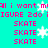 Pixelated text and snowflakes on a cyan background with repeated phrases in pink.