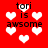 Red background with white pixelated hearts and repeated text 'tori is awsome' in black pixelated font.