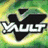 Two static buddy icons side-by-side: left shows Vault logo with green-yellow gradient background, right displays Mountain Dew logo on green background.