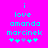 Cyan pixelated text on bright pink background with two of four star-like symbols, one showing a purple symbol in the third position