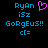 Pixelated text and a pink heart icon on black background, with one version showing the heart as animated.