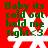 Red background with white snowflakes and green text reading "Baby its cold out hold me tight<3" in four identical