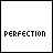 Animated contact sheet of a 5x5 grid showing sequential frames of an icon with text transitions between "PERFECTION" and "bill kaulitz" in varying colors and opacity.