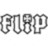 Pixelated grayscale text 'CLIP' with rounded letterforms and a white background, rendered in low-resolution digital style.