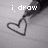 A black-and-white animated sequence shows a pen drawing hearts with text overlays reading 'i draw', 'a million hearts', and 'with your name in the middle'.