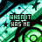 Green and blue patterned background with repeated text 'WHEN IT HAS ME' in black block letters, surrounded by star shapes.