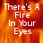 A four- displays text over a fiery background with a gray on the right