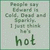 Pixelated text on a light background reads 'People say Edward is Cold, Dead and Sparkly. I just think he's hot' with green border.