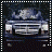 Animated sequence of a silver SUV with headlights on, viewed from the front against a dark background, showing subtle motion in its headlight illumination.