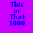 Four identical display blue text on a purple background with red horizontal bars over the middle lines of each