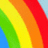 Pixelated rainbow arc on left, blue background with white pixel text in four sections: top-right 'all it is,is what its', bottom-left 'not so be ur self its what', bottom-right 'you got Love friends'.